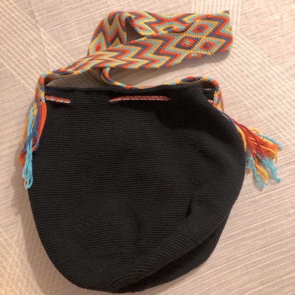 NWOT Authentic Wayuu Indians ethnic crochet mochila bag - Picture 6 of 11